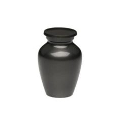 Classic Brass Cremation Urn in Slate Finish – Keepsake – B-1511-K-S