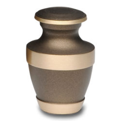 Rustic Bronze – Brass Cremation Urn – Keepsake – B-1673-K-NB