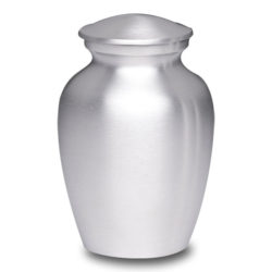 Affordable Alloy Cremation Urn Silver Color – Small – AU-CLB-S