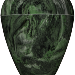 Georgian Cultured Marble Urn Dark Green - Adult - CM-G-DARK-GREEN-A