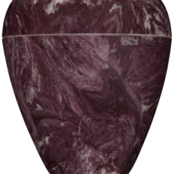 Georgian Cultured Marble Urn Merlot - Adult - CM-G-MERLOT-A
