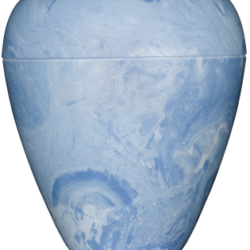 Georgian Cultured Marble Urn Wedgwood Blue - Adult - CM-G-WEDGWOOD-BLUE-A