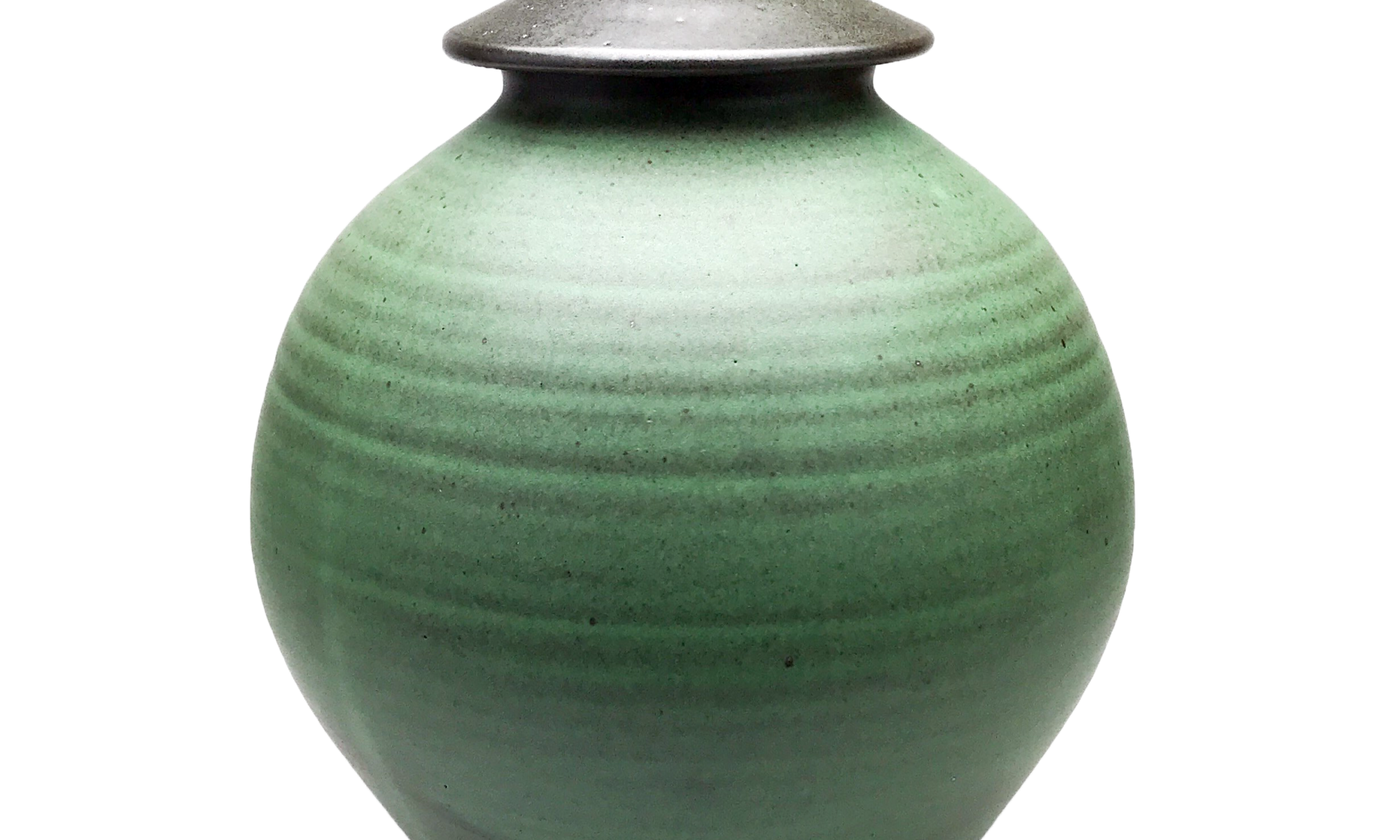 Handmade-Stoneware-Urn-Satin-Copper-Green-Kent-Harris-KH-RZG-URN-4