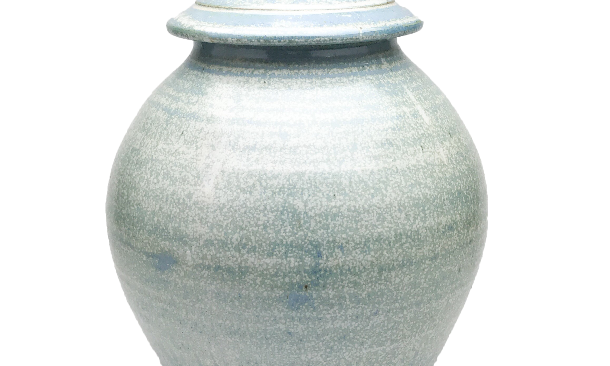 Handmade-Stoneware-Urn-Silver-Blue-Kent-Harris-KH-EC-URN-1