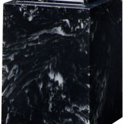 Windsor Cultured Marble Adult Urn Black Marlin - Adult - CM-W-BLACK-MARLIN-A