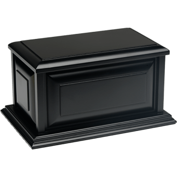 Affordable Colonial Urn in Black Finish